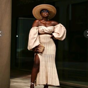 NWT | JOPLIN COTTON MAXI SKIRT - VICI COLLECTION